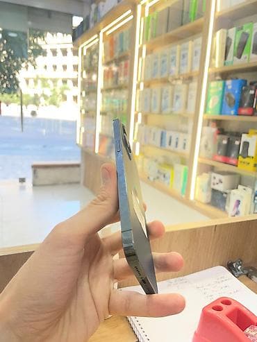iphone 113: IPhone 12 Pro Max, 256 GB, Göy, Zəmanət, Kredit, Barmaq izi — 2