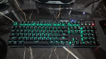 Masaüstü kompüterlər və iş stansiyaları: Hawksbill Scorpion V1 Mexaniki klavyatura. Metal korpus (çəkisi — 6