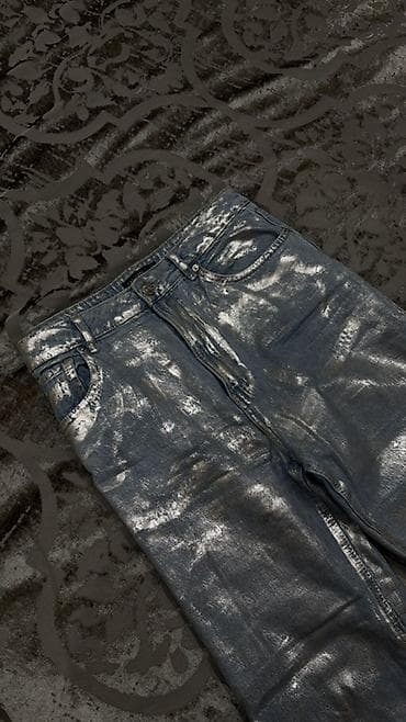 Brend: Calliope Məhsul: Parıldayan effektli denim şalvar - Material — 2