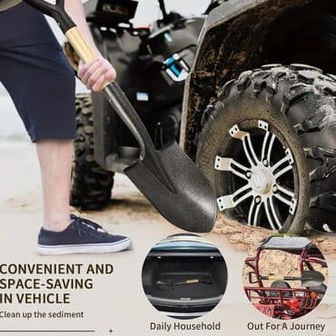 piknik dəsti: Lapatka teze mallar Uzunlugu 70 sm Qatlanan lapatka Mini lapatka — 2