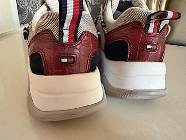Şəxsi əşyalar: Tommy Hilfiger qadın idman ayaqqabısı - Model: chunky/snickers tipli — 4