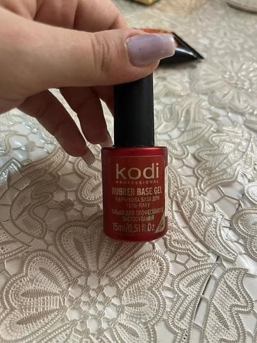 kaucuk: Dırnaq üçün gel lak, 15 ml — 1
