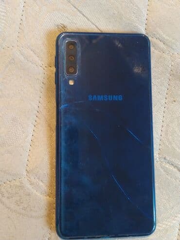 Samsung Galaxy A7 2018, 128 GB, rəng - Mavi