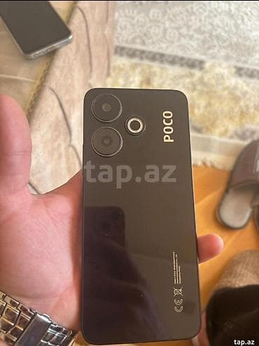 Poco M6, 256 GB, rəng - Qara, Barmaq izi