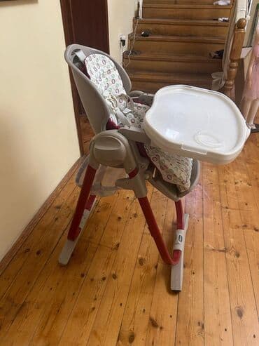 qidalandırmaq üçün uşaq stul yelləncək: Chicco uşaq yemək stulu - Marka/model: Chicco (orijinal loqolu) - — 2