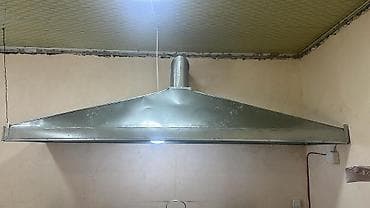 Restoran, kafe avadanlığı: Sənaye tipli havadartma başlığı (mətbəx aspiratoru) - Material — 2