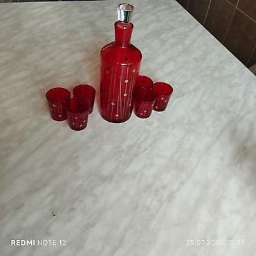 Rəng - Qırmızı, Şüşə, 1 l — 1