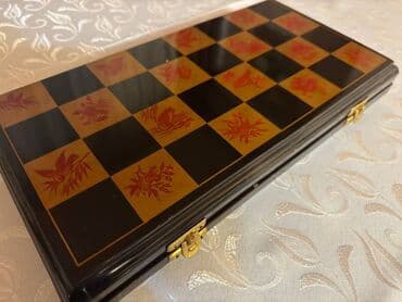 купить антиквариат: Шахматы из слоновой кости, антиквариат с Советских времен. Лаковая — 7