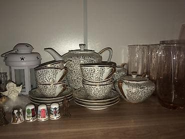 farfor heykelcik: Çay dəsti, rəng - Ağ, Farfor, Epiag, 6 nəfərlik, Çexiya — 2