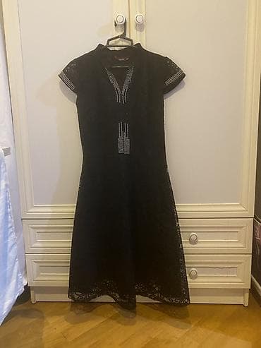 Qara krujeva don Yeni kimidi 36 ölcü - Rəng: qara - Dizayn: bütünlükdə