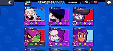 ps icarə: Brawl Stars hesabı – yüksək səviyyəli və prestijli - Kupa sayı: 51 — 3