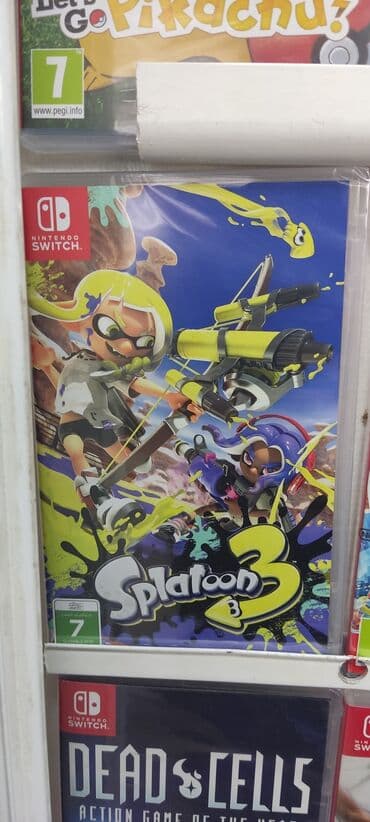 диск: Nintendo switch üçün splatoon 3 oyun diski. Tam original — 1