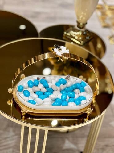 wirniyat: Tort və şiriniyyat qabı, rəng - Ağ, Farfor, Türkiyə — 4