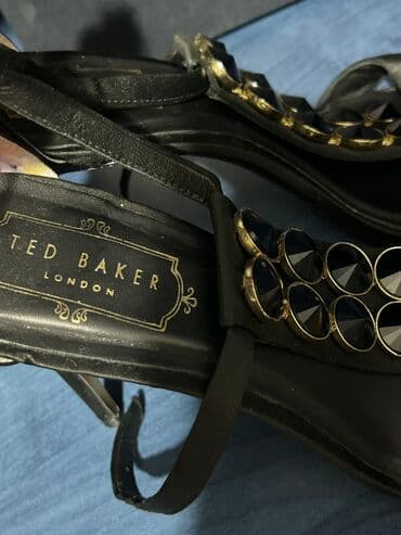 Basanoşka və səndəllər: Ölçü: 38, rəng - Qara, İşlənmiş — 3