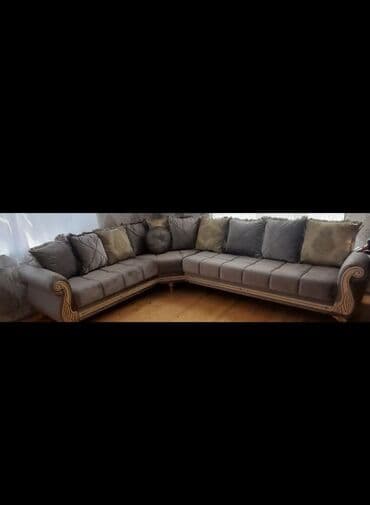 Künc divan, Açılmayan, Bazasız, Vеlur parça