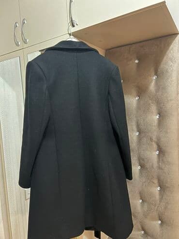 kaşmir palto: Palto, M, rəng - Qara — 3