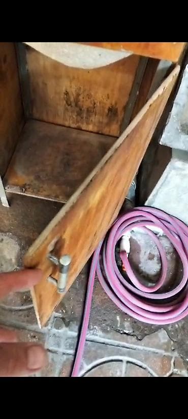 tarsofka boya: Beton əl yuma/çirkli işlər lavabonusu – şkaflı - Material: tökmə — 3