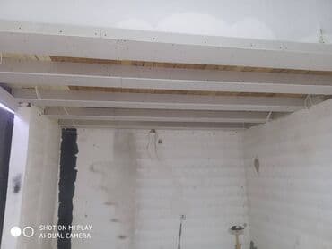 zal ucun alcipan fiqurları: Hər növ Alcipan işləri görülür. Düz sadə tavan. Ara kəsmə divar — 10