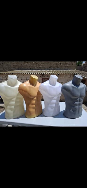 манекен груша: Мужской, Пластик, пластмасса — 1