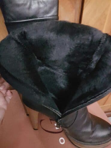 qadın çəkmə: Ölçü: 35, rəng - Qara, İşlənmiş — 2