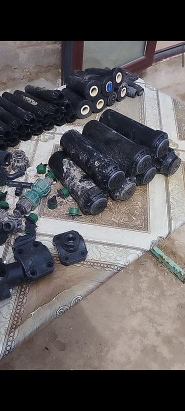 Шланги: Damla və yağmurlama suvarma sistemi üçün komplekt hissələr dəsti — 4