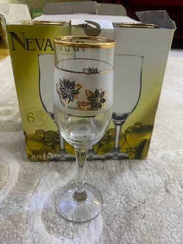 Qədəhlər, Şüşə, 6 ədədli dəst