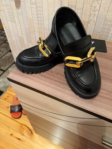 qara mokasinlər: Derimod, Ölçü: 38, rəng - Qara, Yeni — 1