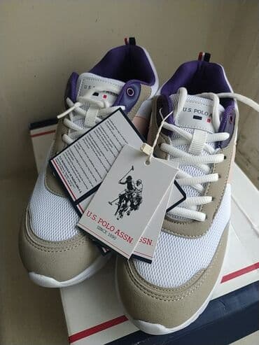 женские кеды vans authentic: U.S. Polo Assn. qadın idman ayaqqabısı - Model: U.S. Polo Assn — 1