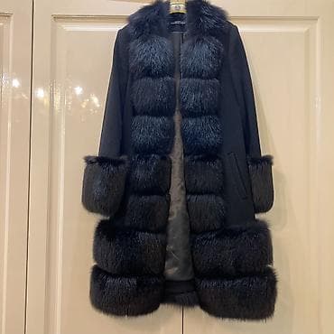 idman dest: Qışlıq qadın palto – təbii pesets xəz ilə Brend: Maison D’Angelann — 1