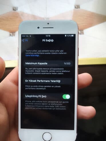 13 pro 256: IPhone 7, Rose Gold, Barmaq izi — 6