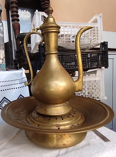 silver et ceken: Latundan hazırlanmış ənənəvi aftafa leyen desti - Material: bərk — 1