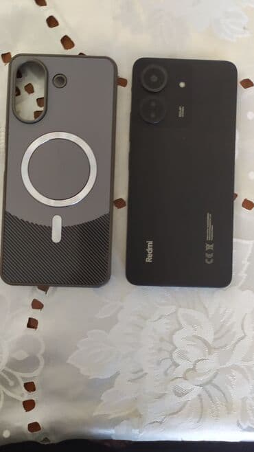 en ucuz oyun konsolları: Redmi 13C, 128 GB, rəng - Qara, Barmaq izi — 3