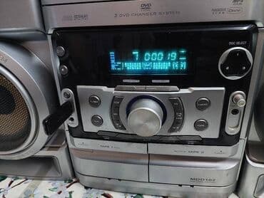 fleşkartlar qiymeti: Musiqi merkezi lg. Dvd, mp3, cd, radio,casseta, aux usb ve mikrafon — 2