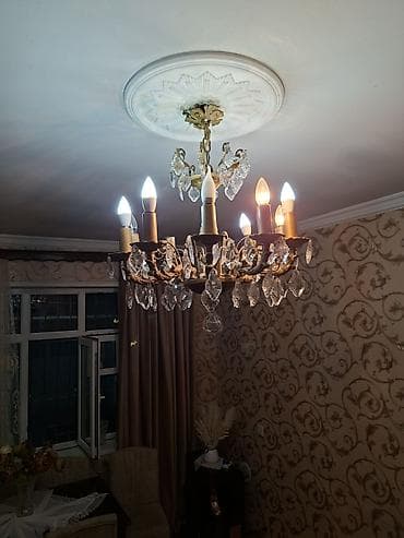 qədimi sufrə: Çılçıraq, 10 və daha çox lampa, Metal — 4
