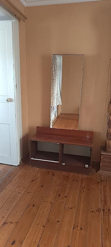 qar sekili: Aynalı konsol/TV altlığı - Material: ağac əsaslı lövhə (taxta rəngli — 1