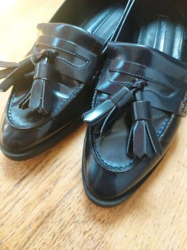 barya ayakkabı: Tuflilər, Zara, Ölçü: 39, rəng - Qara, Yeni — 2