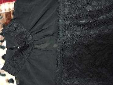 uzun corab: Qara krujeva detallı qadın paltarı TÜRKAN modadan alınıb.2 dəfə — 3