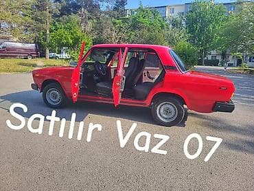 uaz satiram: Vaz 2107 – qırmızı rəngli, sedan kuzov. - Arxa ötürücülü, mexaniki — 1