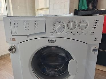aristonlar: Paltaryuyan maşın Hotpoint Ariston, 7 kq, İşlənmiş, Qurutmasız, Kredit yoxdur, Ünvandan götürmə, Ödənişli çatdırılma — 3