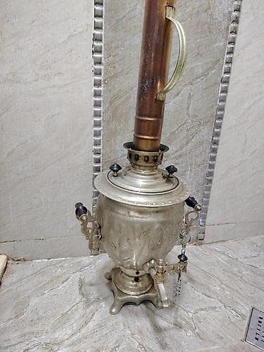 smavarlar: 3litrlik samovar demkesi luleyi ustundedi. Qiymet 100azn unvan — 4