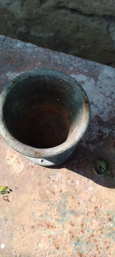 Bürünc havan (kiçik ölçülü) - Material: ağır bürünc/metal ərintisi - — 3