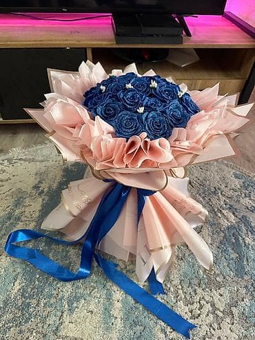 suni gül buketi: Urek formali zerli gul buketi 35azn sifarisle — 3