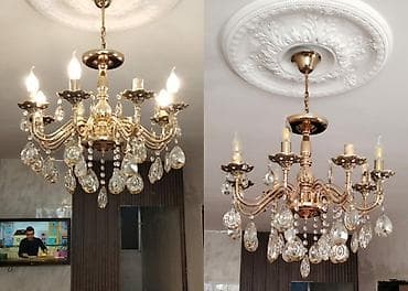 Çılçıraq, 8 lampa, Metal