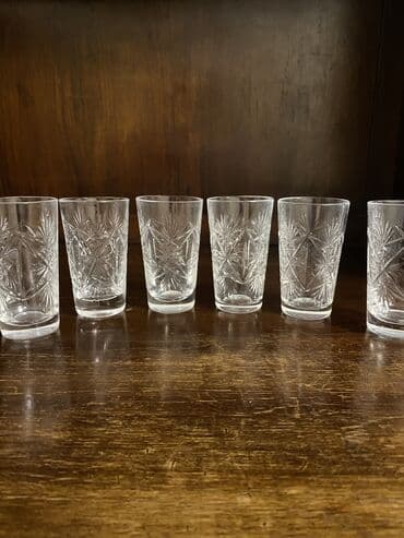 stəkan altı: Stəkanlar, Xrustal — 1