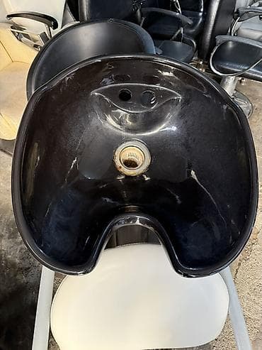 Салонная, медицинская мебель: Salon üçün saç yuma bölməsi - İnteqrə olunmuş lavaboya sahib yuma — 3