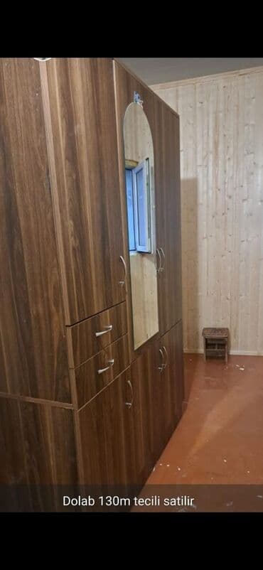 стоячая вешалка для одежды: İşlənmiş, Açılan, 5 qapı Düz dolab, Dolab-asılqan, Azərbaycan — 1