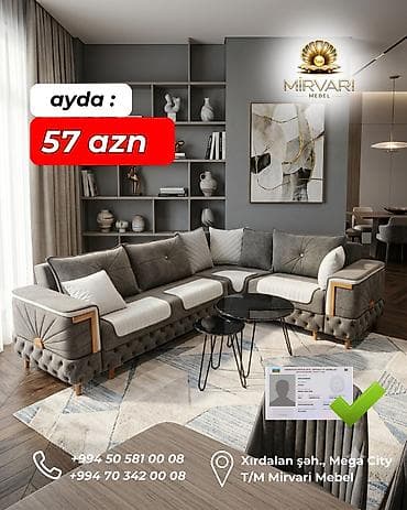 kunc divan gence: Künc divan, Yeni, Açılan, Bazalı, Çatdırılma yoxdur — 9