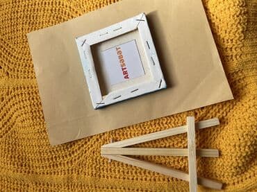 Монеты: Sürətli Çatdırılma PULSUZ “Şuşa” mini kətan, molbertlə Əl işi — 2