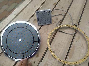 Dekorativ divar panelləri: Duş kabin temir — 6