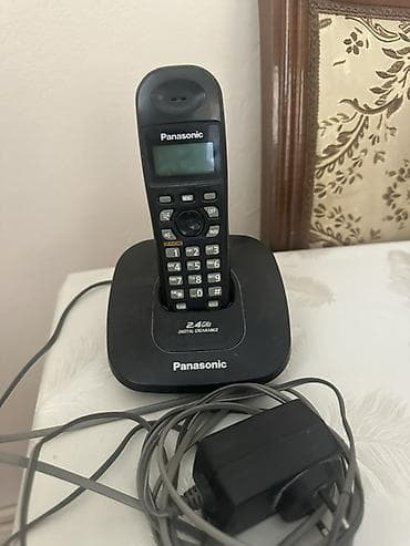 Panasonic simsiz ev telefonu Heç bir Qirigi sinigi, yoxdur işlek